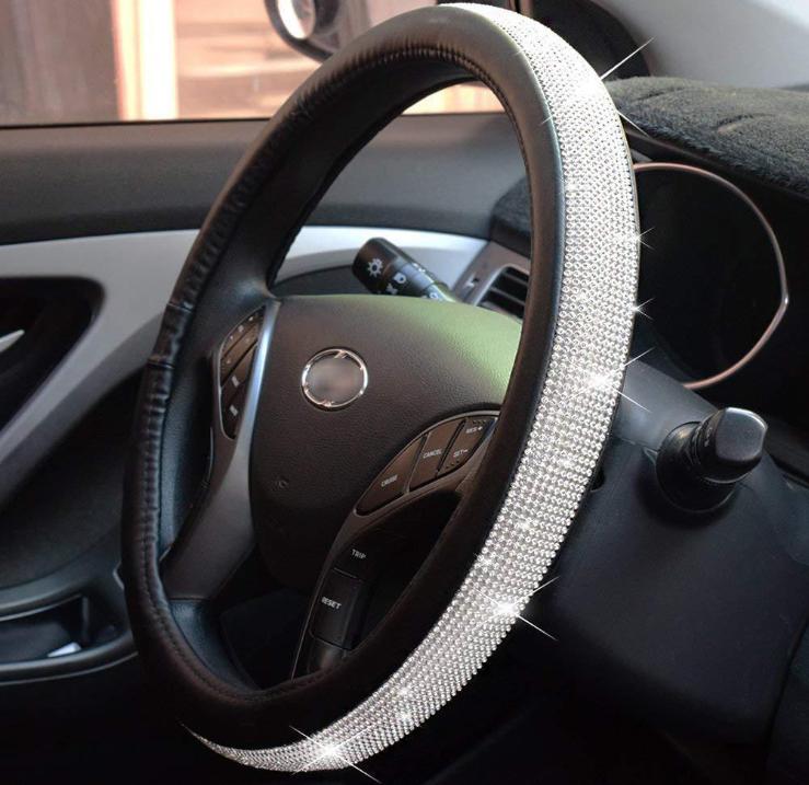 SWAROVSKI CRYSTAL STEERING WHEEL COVER