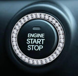 CRYSTAL CAR ENGINE START STOP BUTTON RING