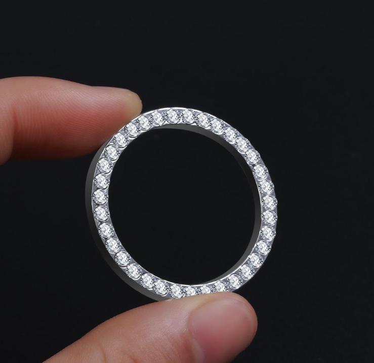 CRYSTAL CAR ENGINE START STOP BUTTON RING