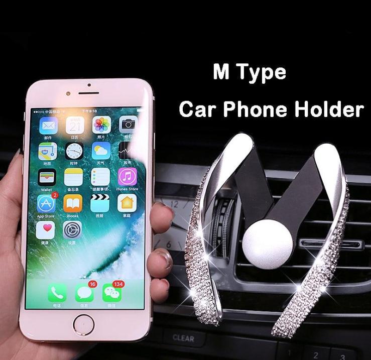 SWAROVSKI CRYSTAL CAR MOUNT PHONE HOLDER