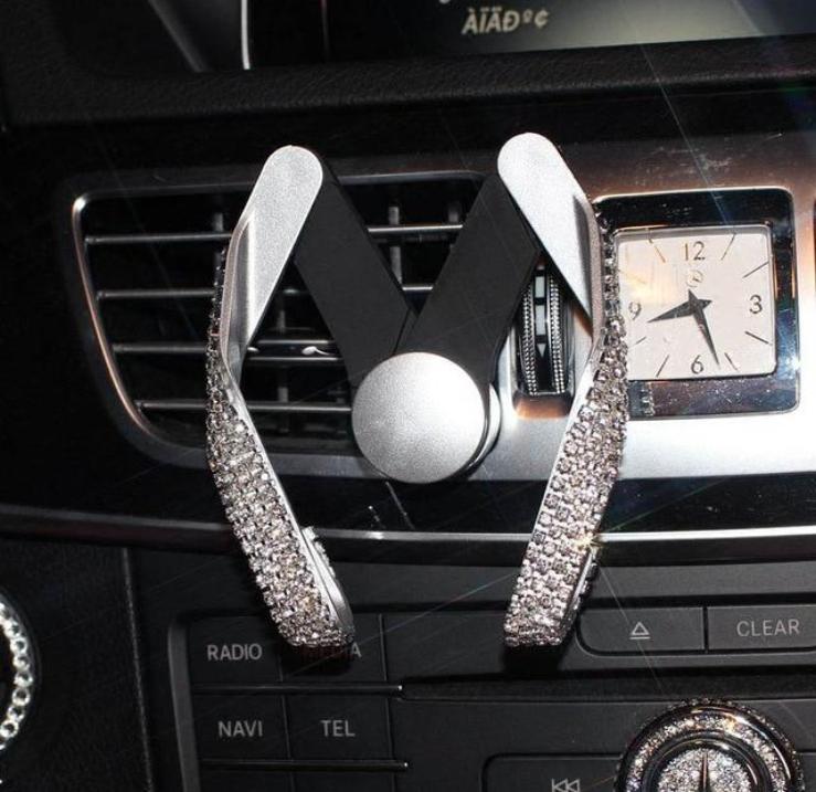 SWAROVSKI CRYSTAL CAR MOUNT PHONE HOLDER